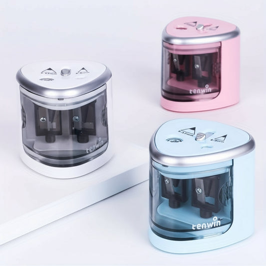 Ascuțitoare electrică dublă, semi-automată