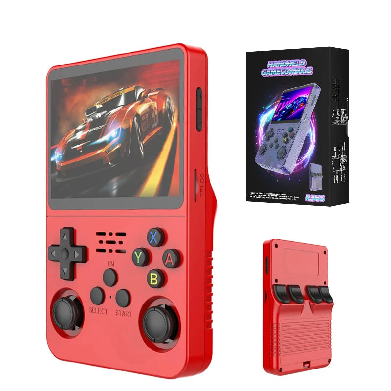 Consolă portabilă de jocuri retro R36S – 64GB, peste 10.000 de jocuri preinstalate