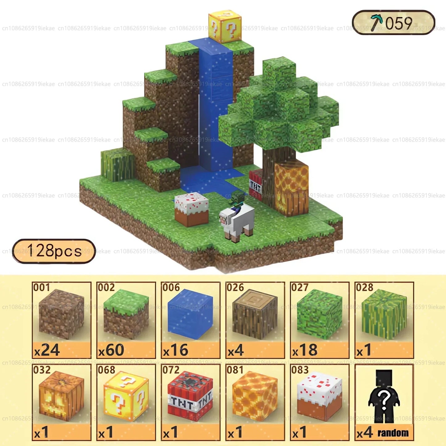 Set Magnetic Building Blocks – Mine World | Cuburi Magnetice 20 mm