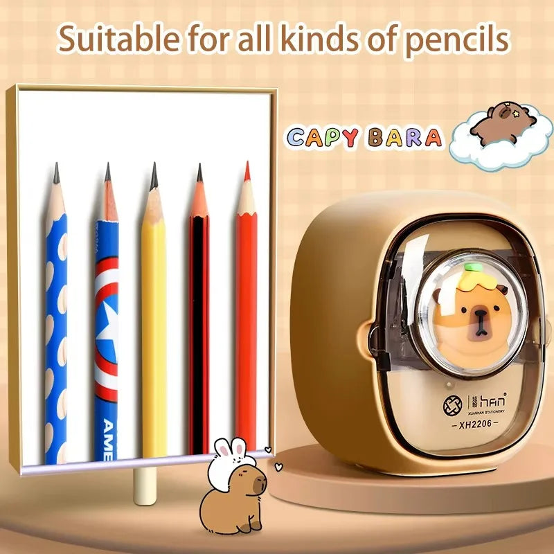 Ascuțitoare Electrică Kawaii – Capybara | Mesibo