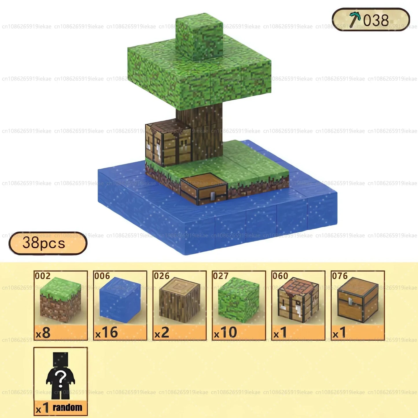 Set Magnetic Building Blocks – Mine World | Cuburi Magnetice 20 mm