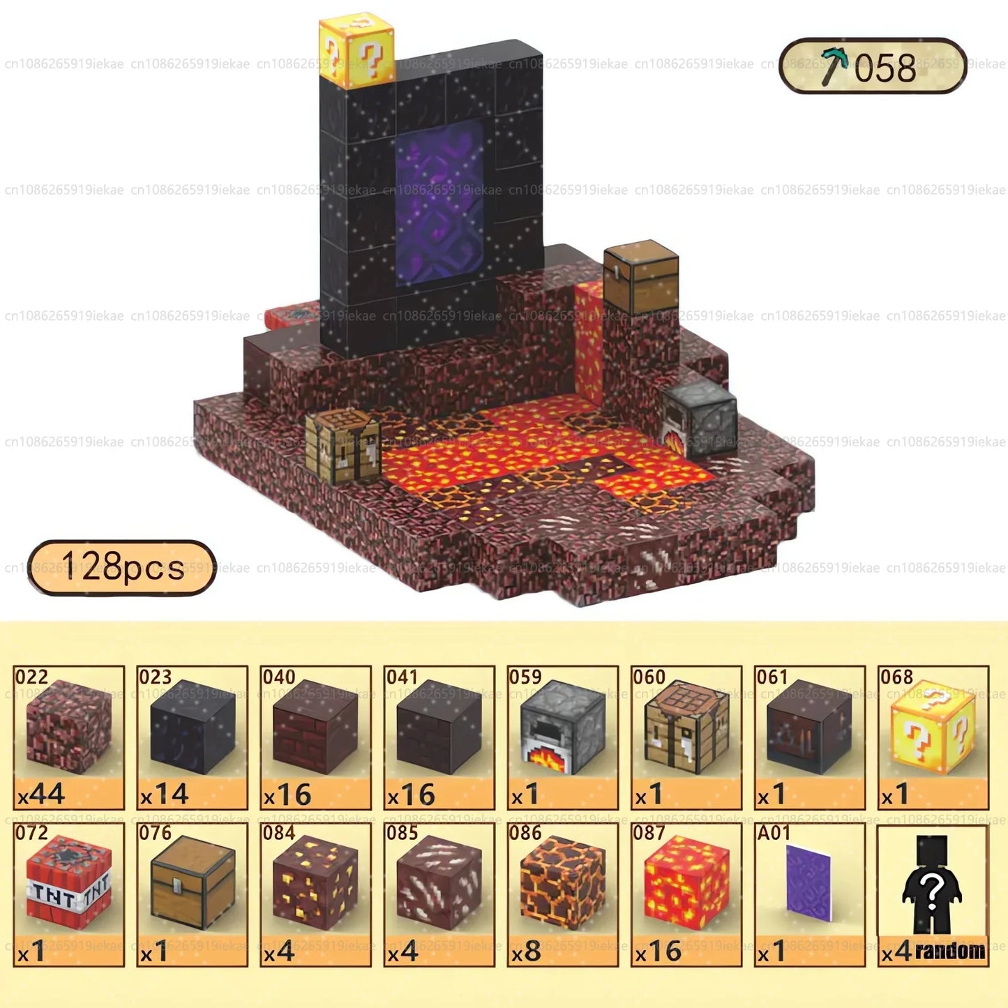 Set Magnetic Building Blocks – Mine World | Cuburi Magnetice 20 mm