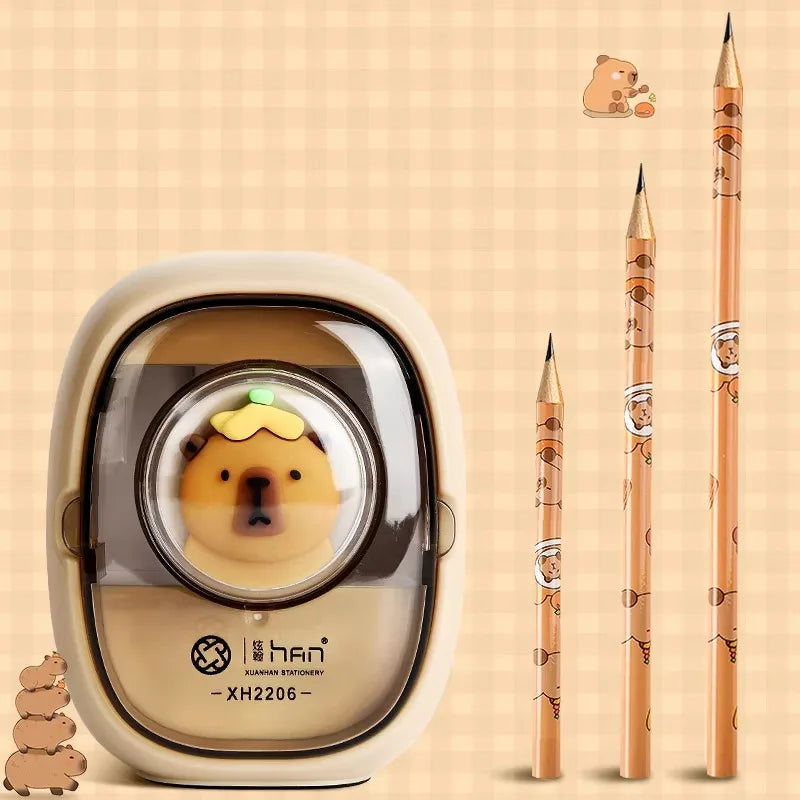 Ascuțitoare Electrică Kawaii – Capybara | Mesibo