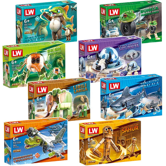 Italian Brainrot Animals – Set de construcție