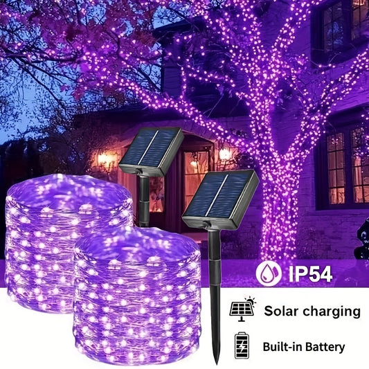 Șir luminos solar cu LED-uri tip „Fairy Light”