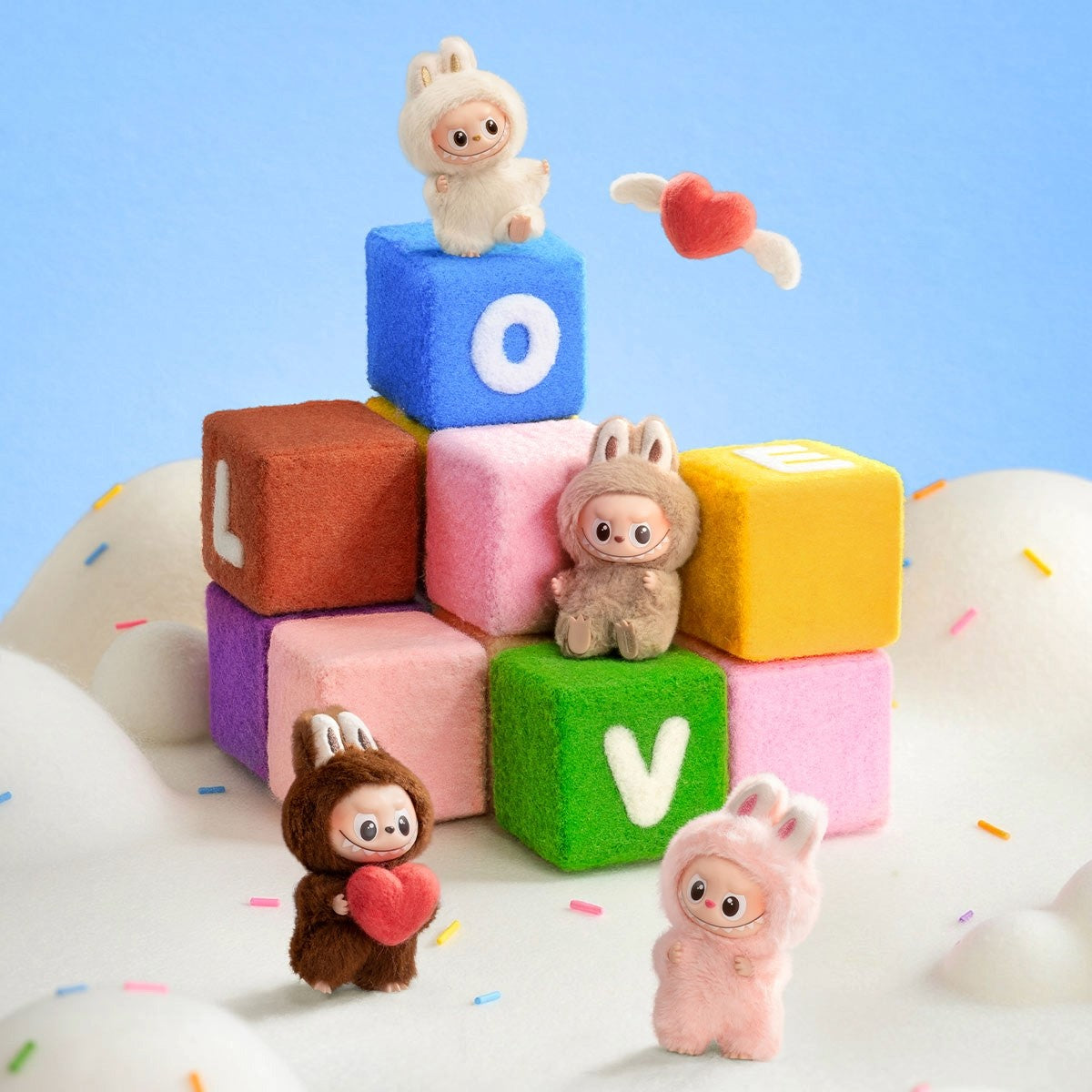 Labubu THE MONSTER PIN FOR LOVE - HEART-2